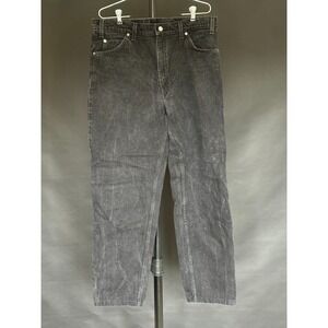 Levi's 550 Jeans Vintage 1996 Men's 36x36 Black Denim Orange Tab MEXICO